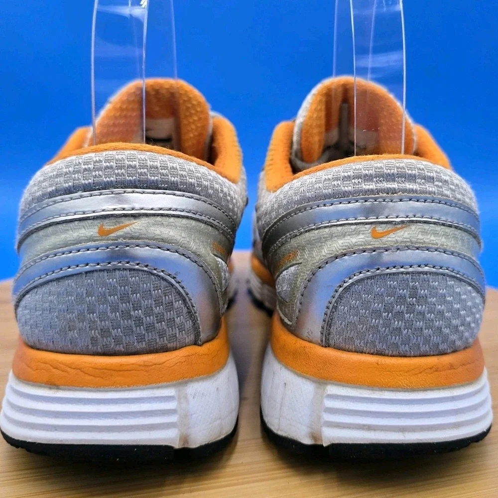 Nike Dual‎ Fusion ST Women's 407847-002 Orange/Silver Running Shoes Size 6.5